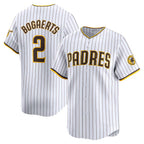 San Diego Padres #2 Xander Bogaerts White Fotopoulosg Home Limited Player Jersey