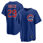 Chicago Cubs #29 Michael Busch Player Royal Fotopoulosg Home Game Stitched Jerseys