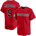 Cleveland Guardians #9 Kyle Manzardo Red Fotopoulosg Alternate Limited Stitched Jersey