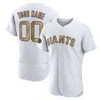 Custom San Francisco Giants Active Player White Fotopoulosg 2022 All-Star Flex Base Stitched Jersey