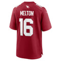 A.Cardinals #16 Max Melton Cardinal Fotopoulosg Team Game Jersey