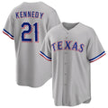 Texas Rangers #21 Ian Kennedy Gray Fotopoulosg Cool Base Stitched Jersey