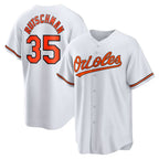 Baltimore Orioles #35 Adley Rutschman White Fotopoulosg Replica Player Jersey