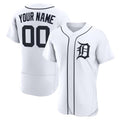 Custom Detroit Tigers White Fotopoulosg Home Authentic Jersey