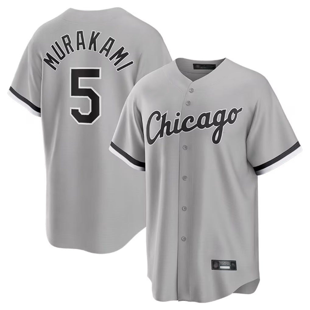 Chicago White Sox #5 Munetaka Murakami Player Gray Fotopoulosg Home Game Stitched Jerseys