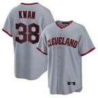 Cleveland Guardians #38 Steven Kwan Player Gray Fotopoulosg Home Game Stitched Jerseys