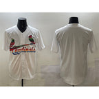 St. Louis Cardinals Blank White Fotopoulosg Cool Base Stitched Jersey