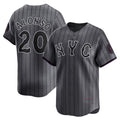 New York Mets #20 Pete Alonso Graphite Fotopoulosg 2024 City Connect Limited Player Jersey