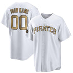 Custom Pittsburgh Pirates Active Player White Fotopoulosg 2022 All-Star Cool Base Stitched Jersey