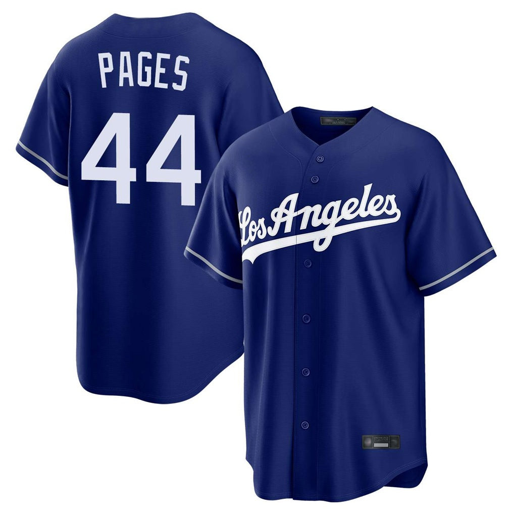 Los Angeles Dodgers #44 Andy Pages Player Royal Fotopoulosg Game Stitched Jerseys