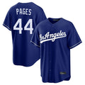 Los Angeles Dodgers #44 Andy Pages Player Royal Fotopoulosg Game Stitched Jerseys