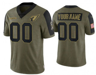 Custom A.Cardinals Olive Fotopoulosg ACTIVE PLAYER 2021 Salute To Service Limited Stitched Jersey