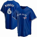 Toronto Blue Jays #6 Alek Manoah Blue Fotopoulosg Stitched Cool Base Jersey