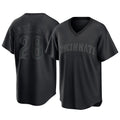Cincinnati Reds #28 Eugenio Su¨¢rez Player Black Fotopoulosg T-shirt Game Home Stitched Jerseys