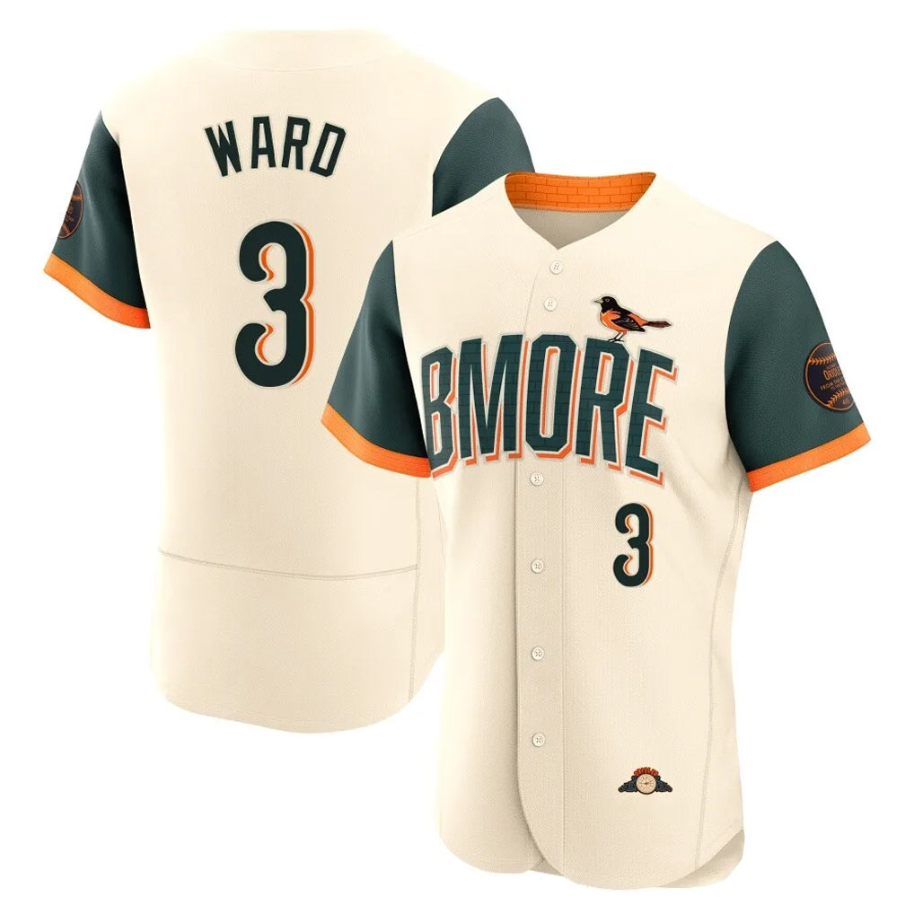 Baltimore Orioles #3 Taylor Ward Player Cream Fotopoulosg 2026 City Connect Limited Elite Home Game Stitched Jerseys