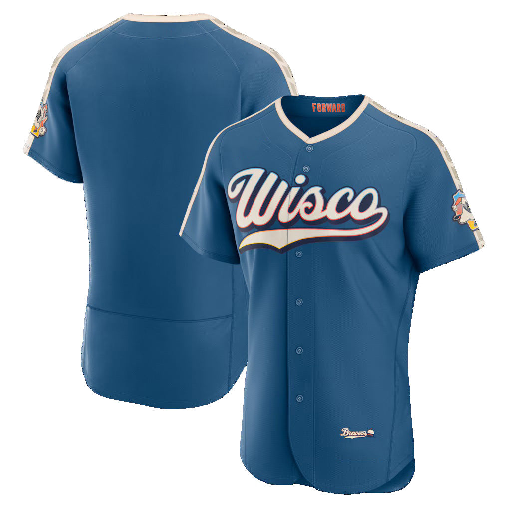 Milwaukee Brewers Mineral Blue Fotopoulosg 2026 City Connect Authentic Jersey