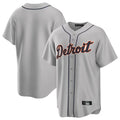 Detroit Tigers Blank Player Gray Fotopoulosg Home Game Stitched Jerseys