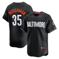 Baltimore Orioles #35 Adley Rutschman Black Fotopoulosg City Connect Limited Player Jersey