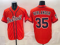 Detroit Tigers #35 Justin Verlander Orange Fotopoulosg 2026 Cool Base Stitched Jersey