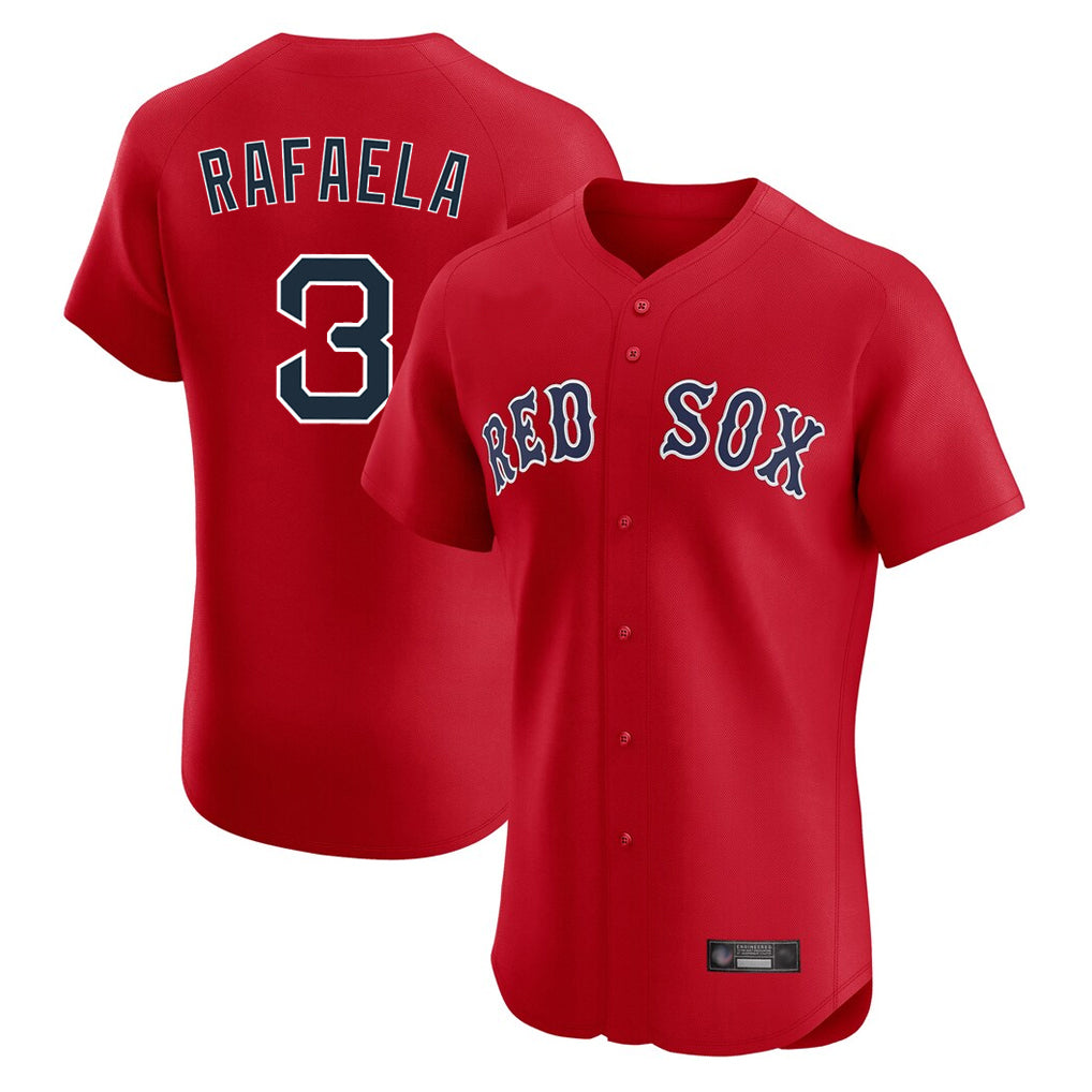 Boston Red Sox #3 Ceddanne Rafaela Player Red Fotopoulosg Limited Elite Home Game Stitched Jerseys1