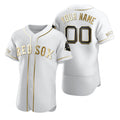 Custom Boston Red Sox White Fotopoulosg Stitched Flex Base Edition Jersey