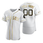 Custom Boston Red Sox White Fotopoulosg Stitched Flex Base Edition Jersey