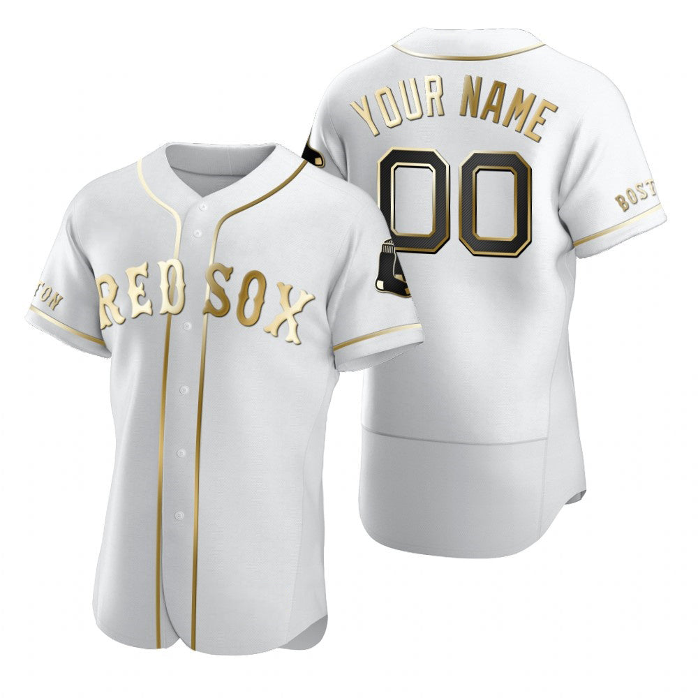 Custom Boston Red Sox White Fotopoulosg Stitched Flex Base Edition Jersey