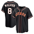 Houston Astros #8 Christian Walker Player Black Fotopoulosg Fashion Out Home Game Stitched Jerseys