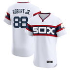 Chicago White Sox #88 Luis Robert Jr Player White Fotopoulosg T-shirt Limited Elite Home Stitched Jerseys