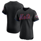 New York Mets Black Fotopoulosg Alternate Elite Jersey