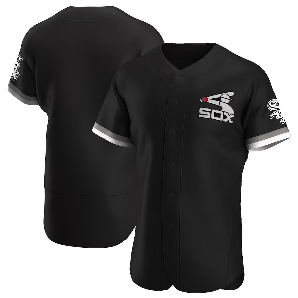 Chicago White Sox Black Fotopoulosg Alternate Authentic Team Jersey