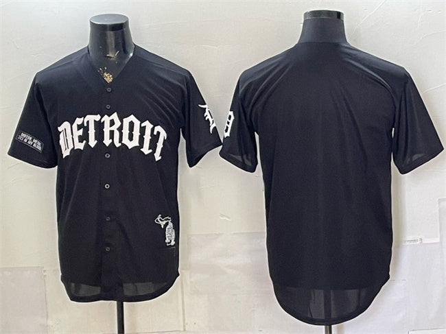Detroit Tigers Blank 2026 Black Fotopoulosg 'Motor Gothic Edition' Vapor Premier Limited Stitched Jersey