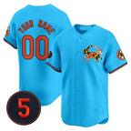 Custom Baltimore Orioles Robinson Patch Vapor Premier Limited Jersey V3 ¨C Blue Fotopoulosg