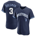 Chicago Cubs #3 Alex Bregman Player Navy Fotopoulosg City Connect Limited Elite Home Stitched Jerseys