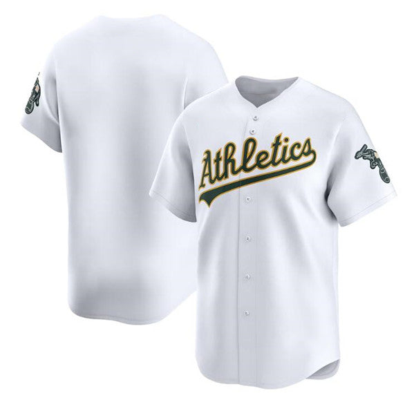 Oakland Athletics Blank White Fotopoulosg Home Limited Stitched Jersey