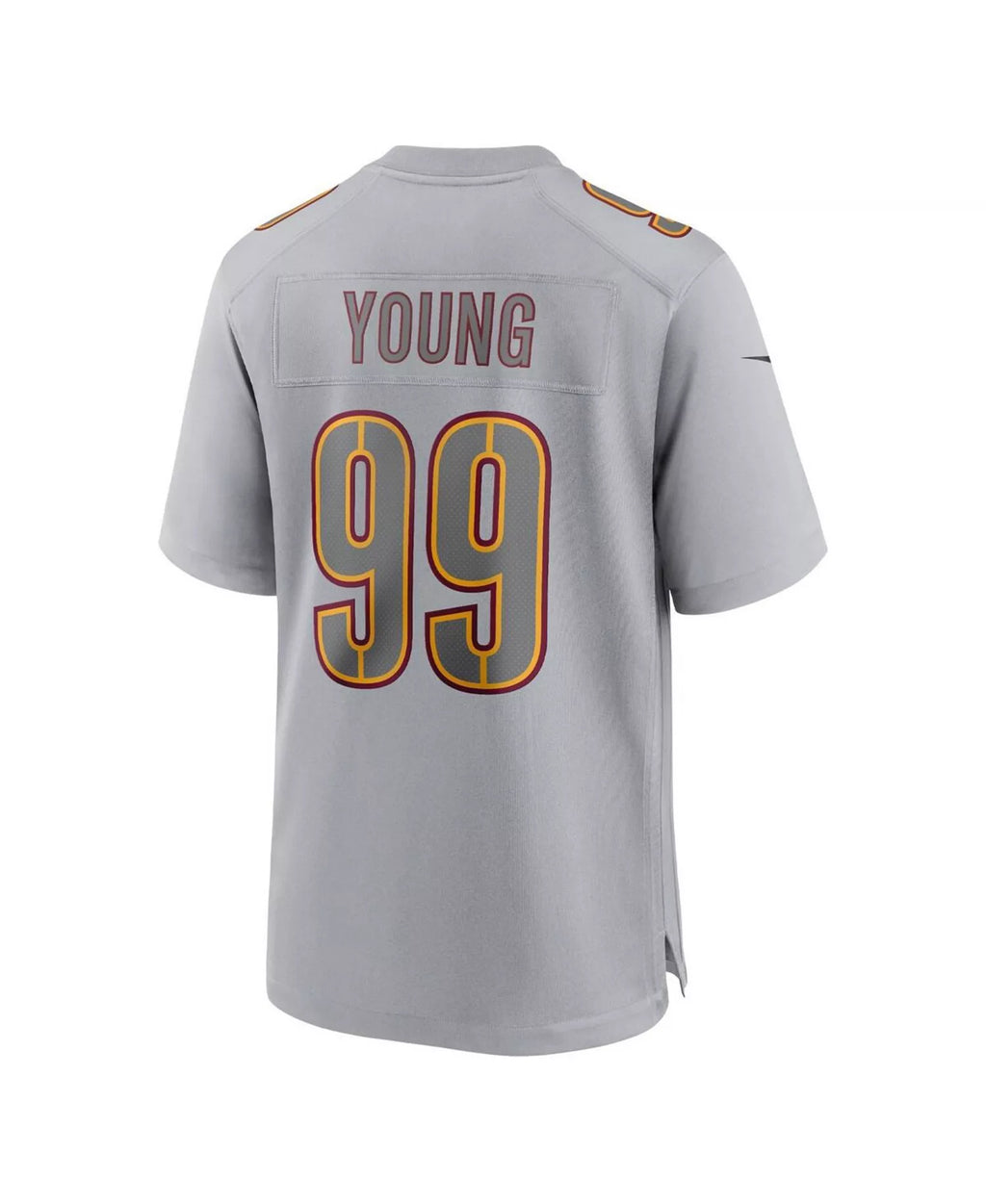 W.Commanders #99 Chase Young Gray Fotopoulosg Atmosphere Fashion Game Jersey