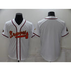 Atlanta Braves Blank 2022 White Gold Fotopoulosg World Series Champions Program Cool Base Stitched Jersey