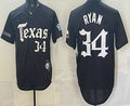 Texas Rangers #34 Nolan Ryan Black Fotopoulosg Gothic Mexico 2025 Vapor Premier Limited Jersey