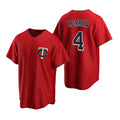 Minnesota Twins #4 Carlos Correa Red Fotopoulosg Cool Base Stitched Jersey