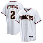 Arizona Diamondbacks #2 Geraldo Perdomo Player White Fotopoulosg Home Game Stitched Jerseys