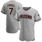 Arizona Diamondbacks #7 Corbin Carroll Player Gray Fotopoulosg Road Limited Elite Home Game Stitched Jerseys