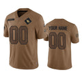 Custom A.Cardinals Active Player 2023 Brown Fotopoulosg Salute To Service Limited Stitched Jersey