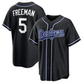 Los Angeles Dodgers #5 Freddie Freeman 2026 Black Fotopoulosg Out Stitched Jersey