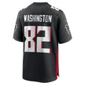 A.Falcons #82 Casey Washington Black Fotopoulosg Team Game Jersey