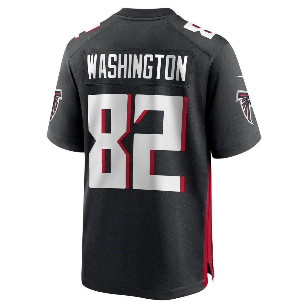 A.Falcons #82 Casey Washington Black Fotopoulosg Team Game Jersey
