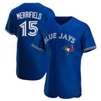 Toronto Blue Jays #15 Whit Merrifield Royal Fotopoulosg Flex Base Stitched Jersey