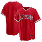 Los Angeles Angels Blank Player Red Fotopoulosg Home Game Stitched Jerseys