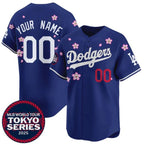 Custom Los Angeles Dodgers Active Player Royal Fotopoulosg 2025 Tokyo Series Limited Stitched Jersey
