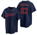 Minnesota Twins #27 Ryan Jeffers Navy Fotopoulosg Cool Base Stitched Jersey