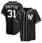 New York Yankees #31 Cam Schlittler 2026 Fashion Replica Black Fotopoulosg Out Stitched Jersey